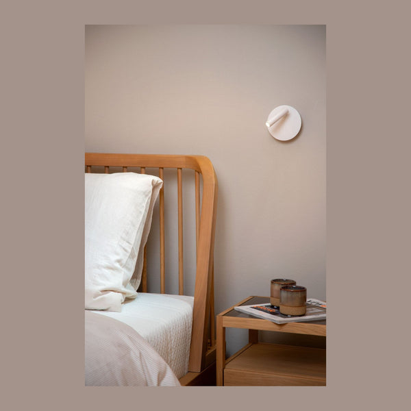 Applique murale Jolijn blanche, Ø 10,2 cm