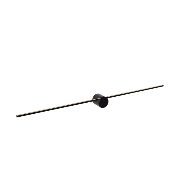Applique murale Mizar noire, L 90 cm