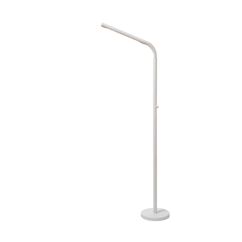 Lampadaire Gilly blanc, H 119 cm