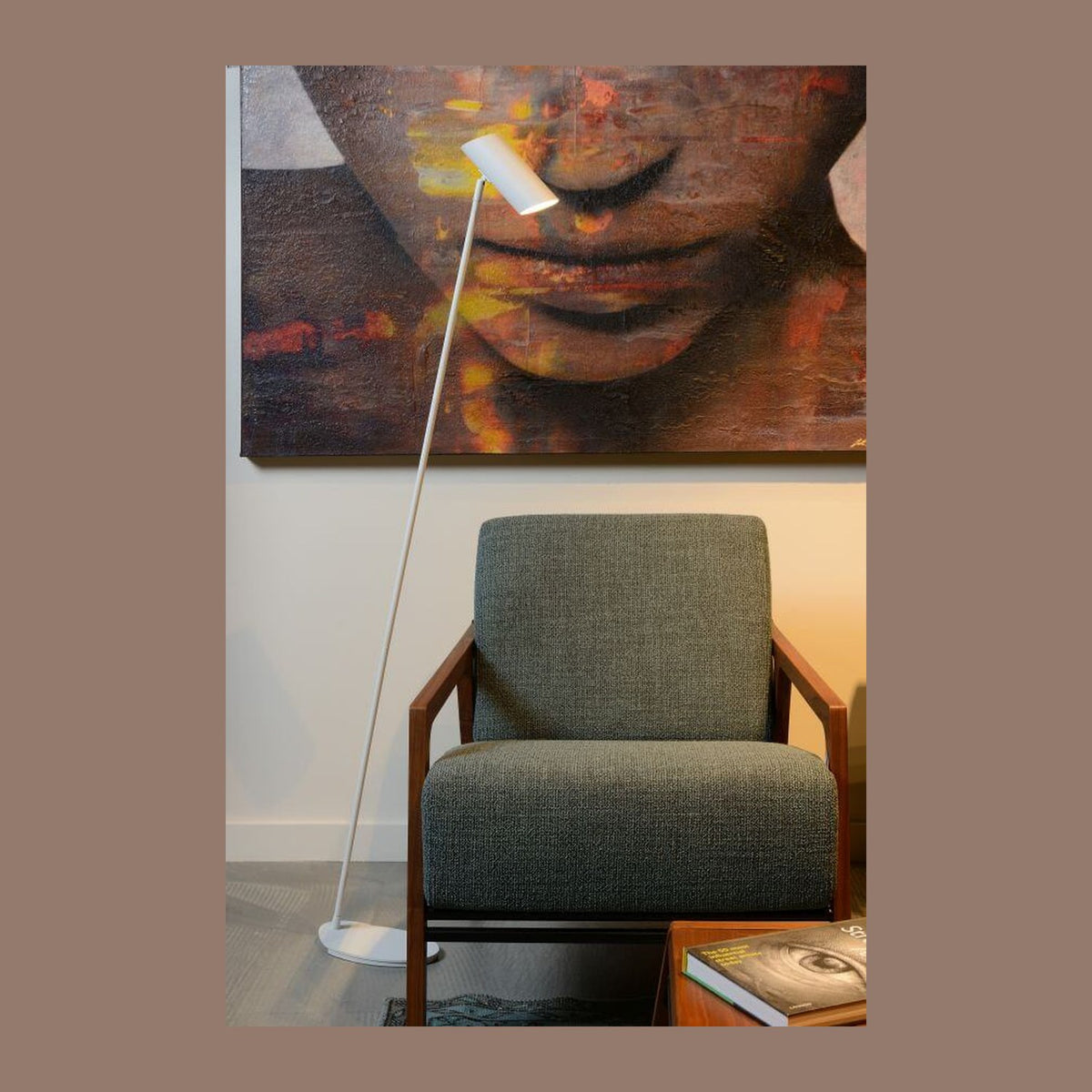 Lampadaire Hester blanc
