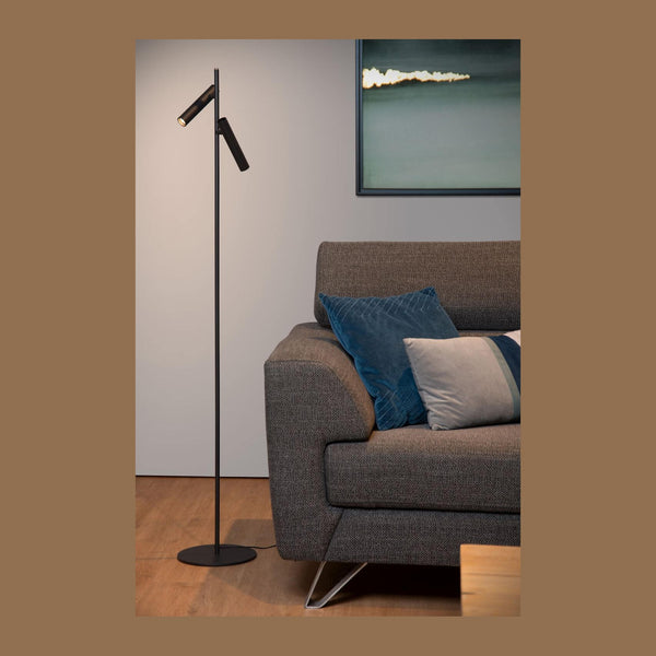 Lampadaire Philon noir (79781/10/30)