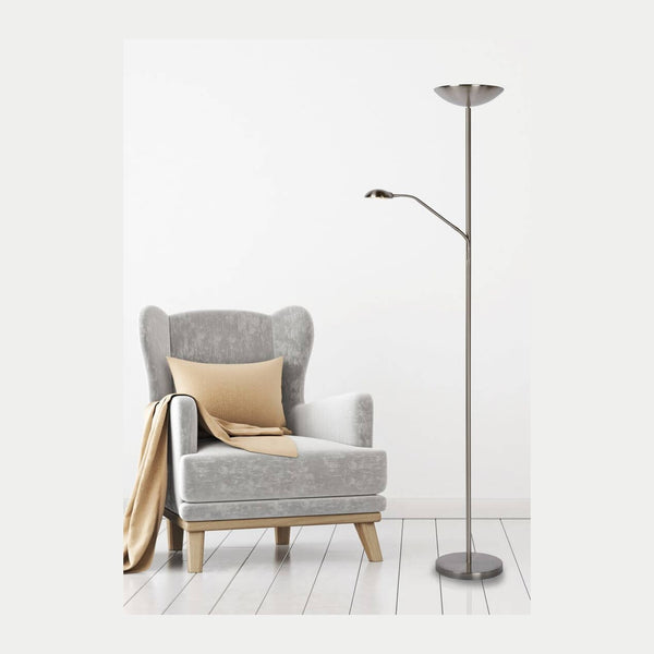 Lampadaire Zenith chromé