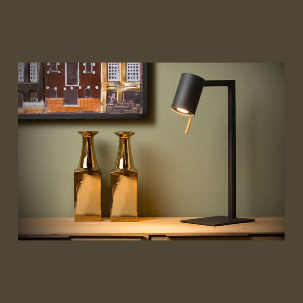 Lampe de bureau Lesley noire