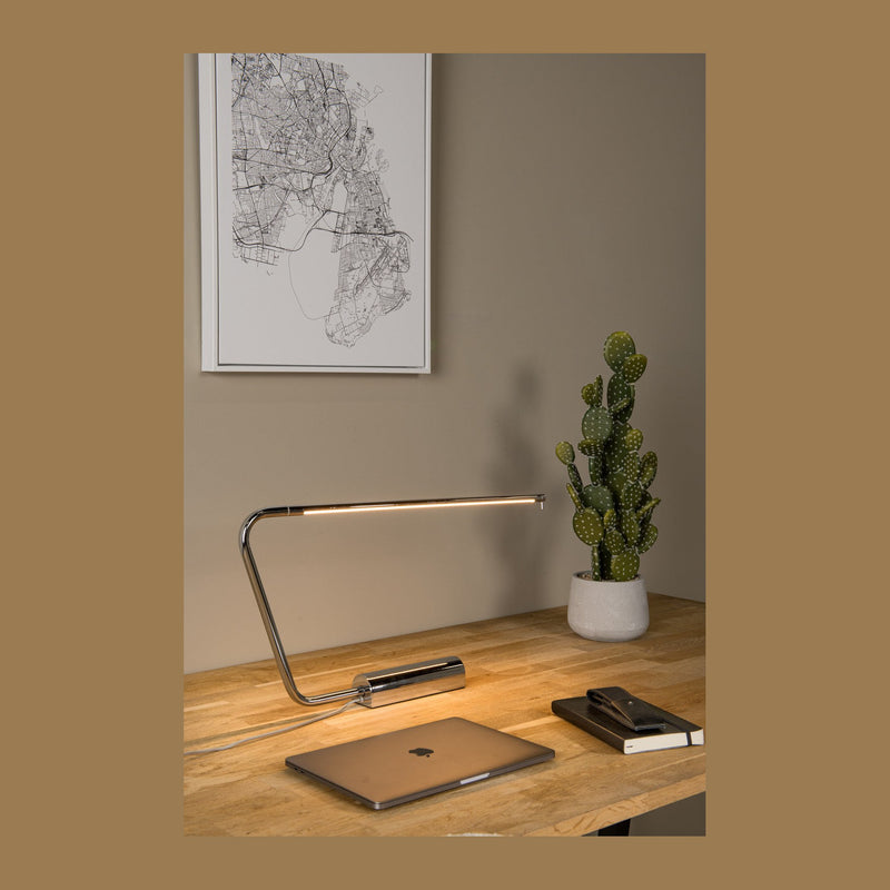 Lampe de bureau Madison chromée