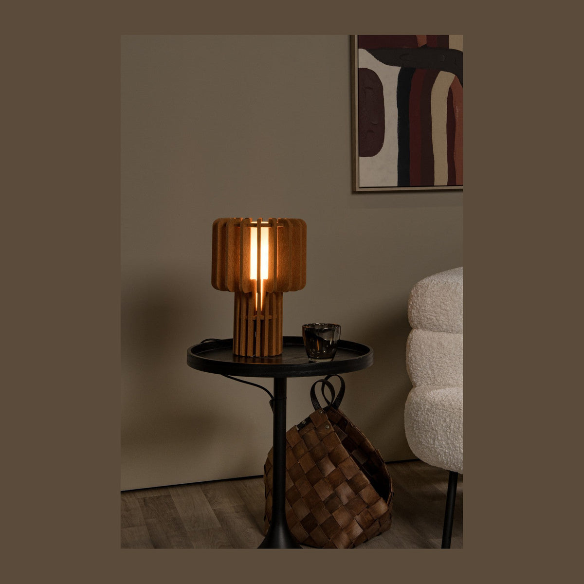 Lampe à poser Rollo rouge