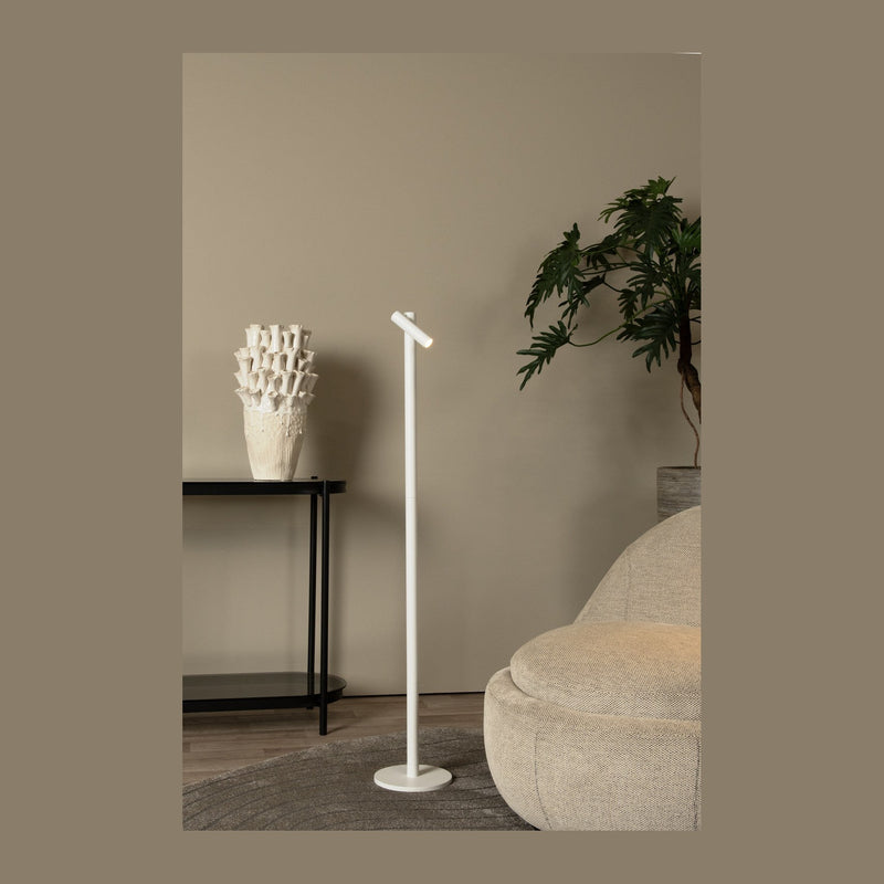 Lampadaire extérieur Antrim blanc