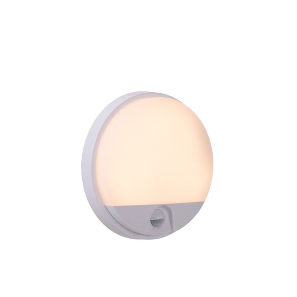 Applique extérieure Hups IR blanche, H 21 cm