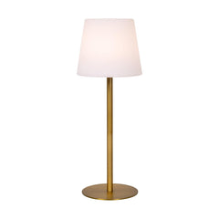 Lampe extérieure Tyon dorée mat et opale (13816/02/02)