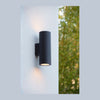 Applique extérieure Volantis 2 lumières noire