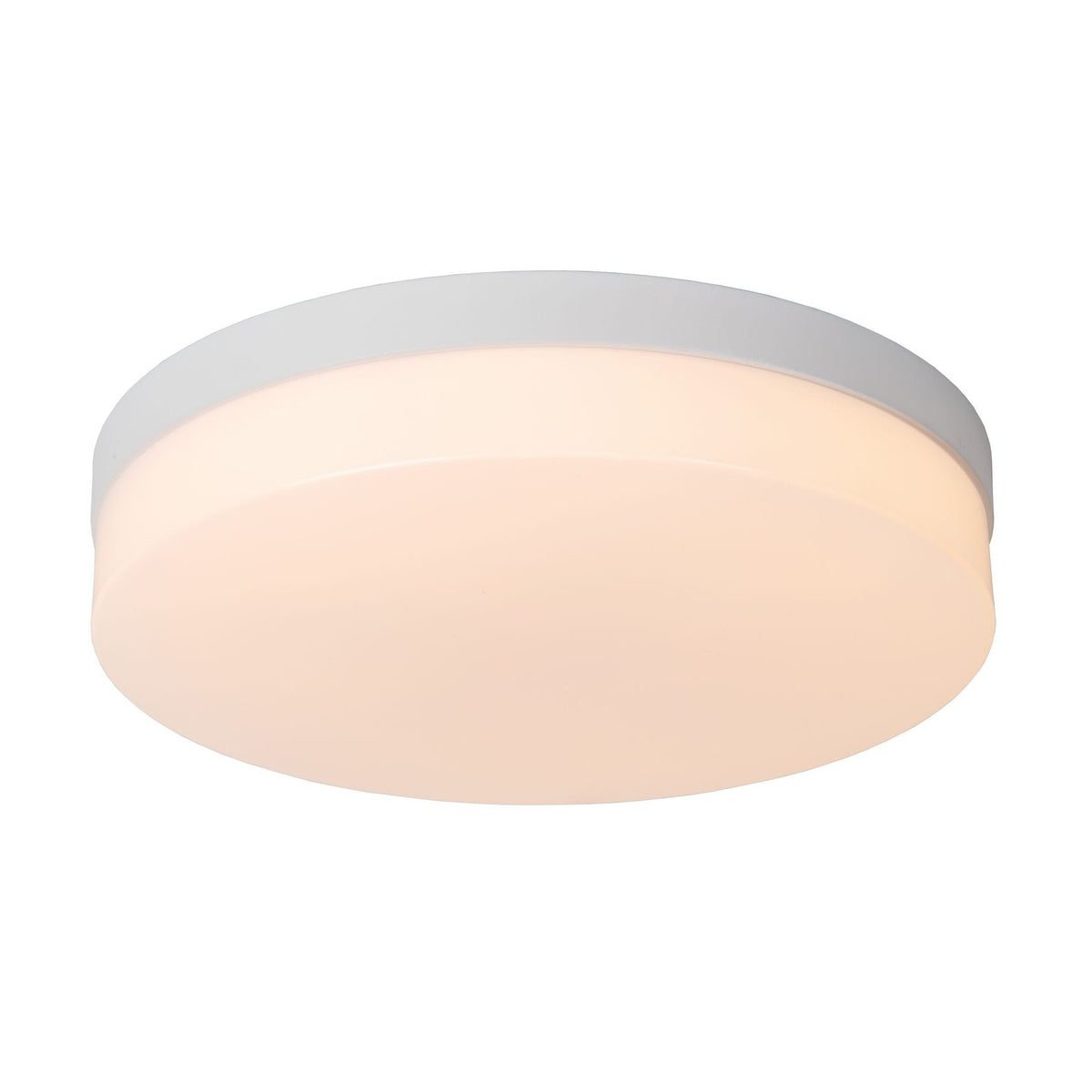 Plafonnier Biskit blanc, Ø 34,5 cm