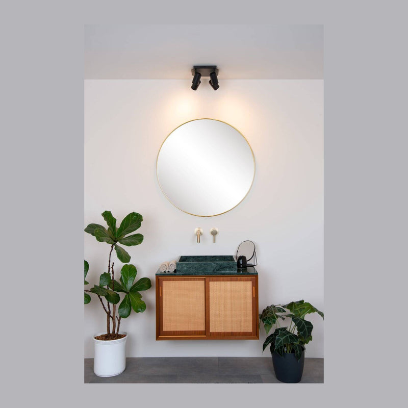 Plafonnier Lennert 4 lumières noir
