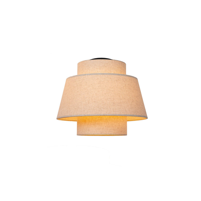 Plafonnier Tribute beige, tissu