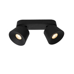 Plafonnier Trigono 2 lumières noir