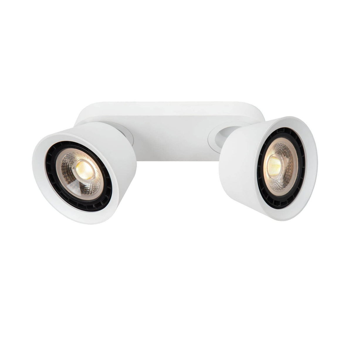 Plafonnier Trigono blanc, L 29,7 cm