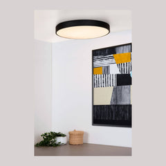 Plafonnier LED | Unar Noir Ø 50 cm