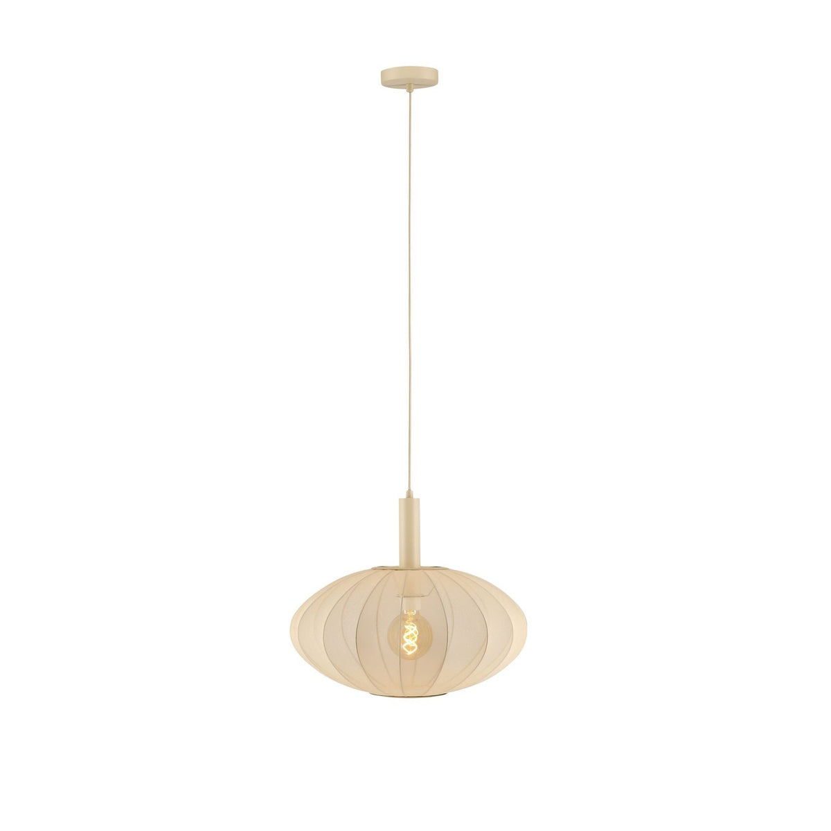 Suspension Corina beige, tissu