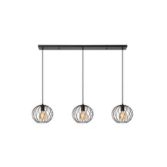 Suspension Danza 3 lumières noire (21428/03/30)