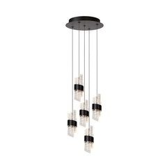 Suspension Kligande noire, H 70 cm (13496/36/30)