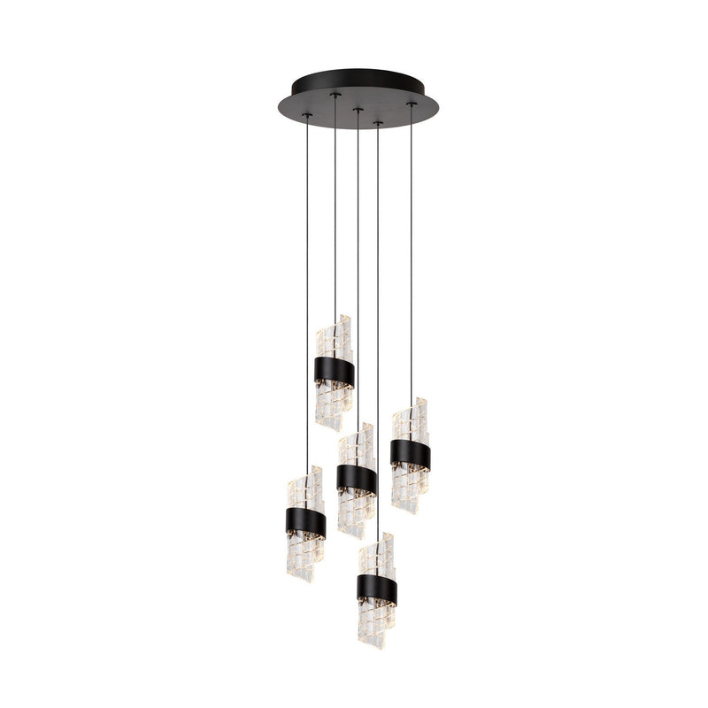 Suspension Kligande noire, H 70 cm (13496/36/30)