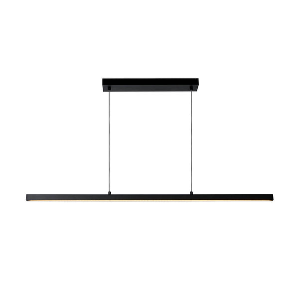Suspension Sigma noire, L 120 cm