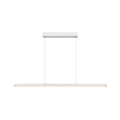 Suspension Sigma blanche, L 120 cm