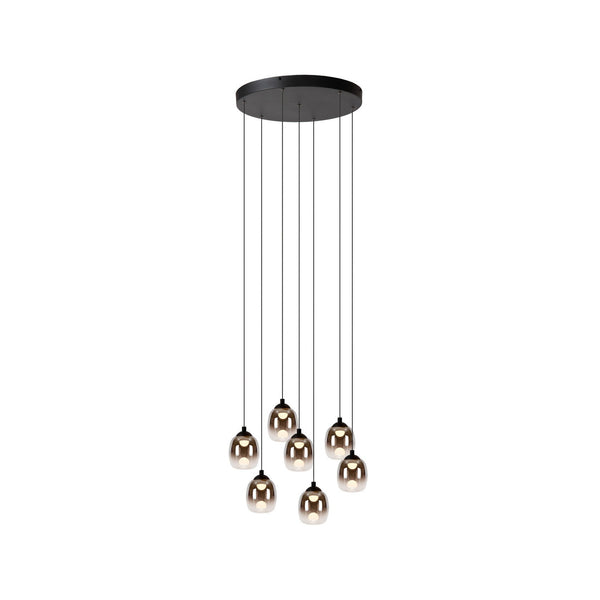 Suspension Tamino noire, verre