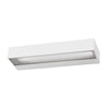 Applique extérieure Fungo blanche, verre