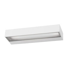 Applique extérieure Fungo blanche, verre