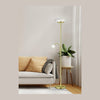 Lampadaire Gerry 2 lumières laiton brossé