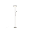 Lampadaire Palermo nickel satiné