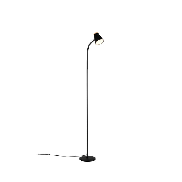 Lampadaire Pongo noir, H 145 cm