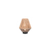Lampe à poser Lira marron, papier