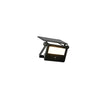 Applique extérieure Moura noire mat, H 15,5 cm