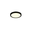 Plafonnier Draco noir mat, Ø 23 cm