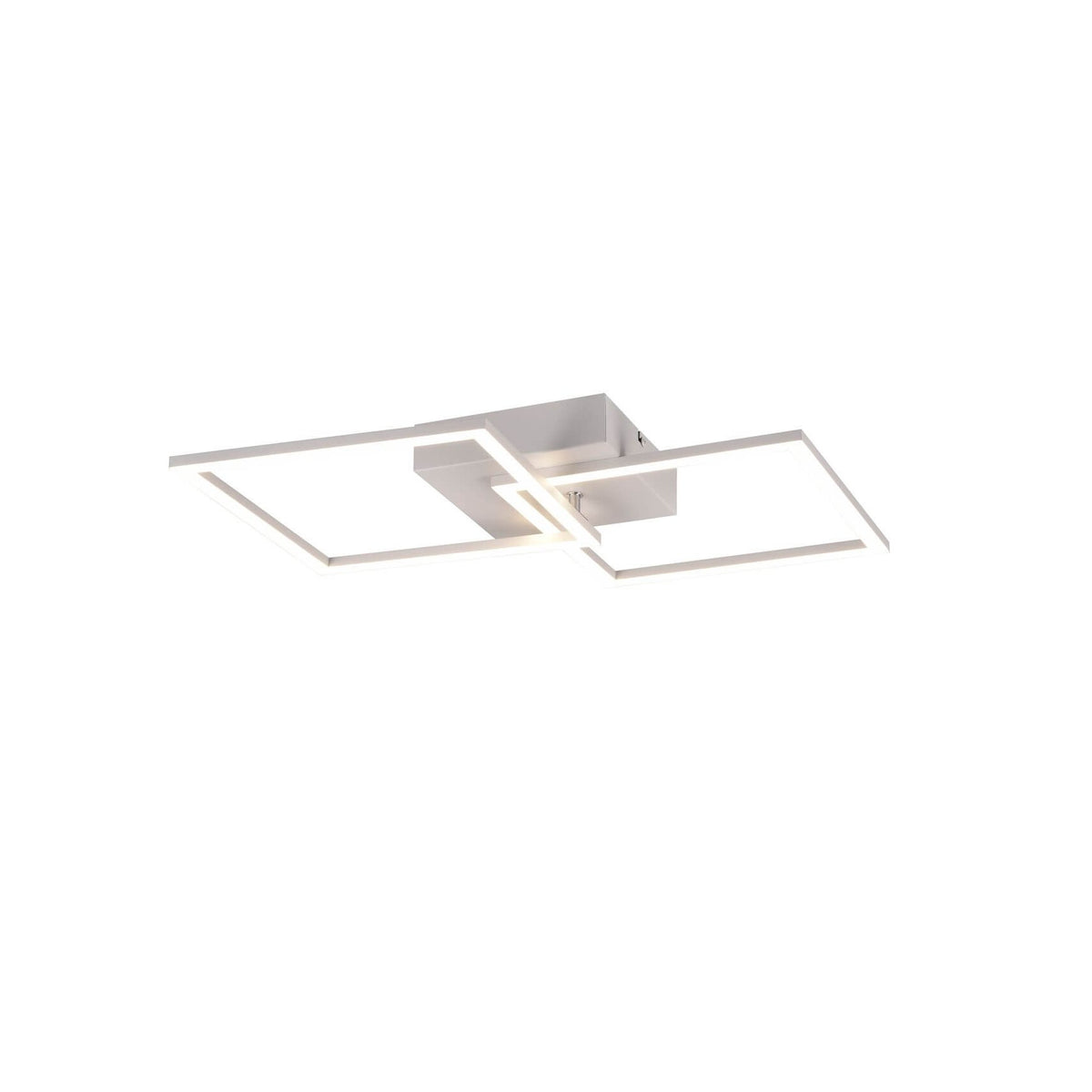 Plafonnier Trail blanc mat, L 60 cm