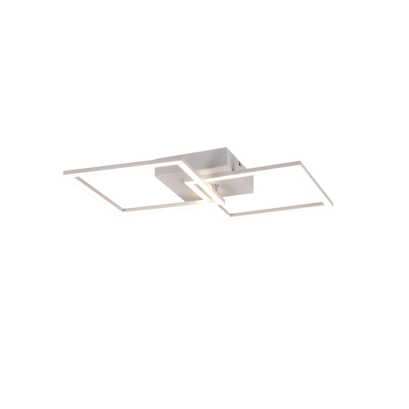 Plafonnier Trail blanc mat, L 60 cm