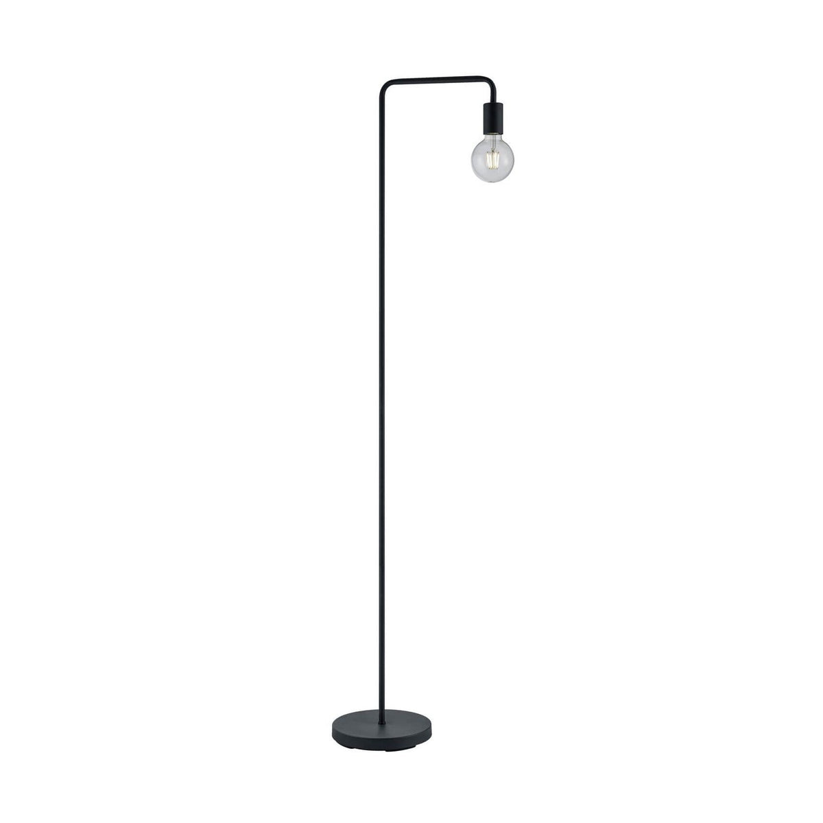 Lampadaire Diallo noir mat