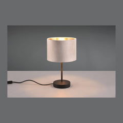 Lampe à poser Julieta beige, tissu
