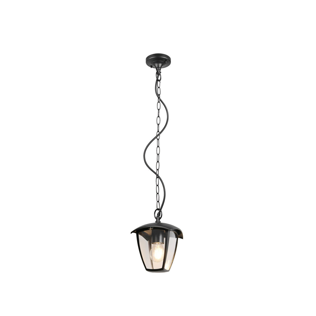 Suspension extérieure Venta noire mat