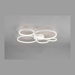 Plafonnier Rondo blanc mat, L 59 cm