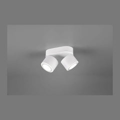 Plafonnier Taurus blanc mat, L 18 cm