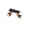Spot Nandini 2 lumières noir mat