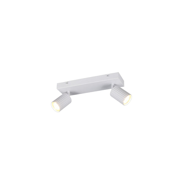 Spot Soka 2 lumières blanc mat