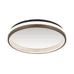 Plafonnier Della noir mat, Ø 39,7 cm