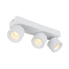 Spot Rae blanc mat, L 33 cm