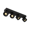 Spot Rae noir mat, L 45,5 cm