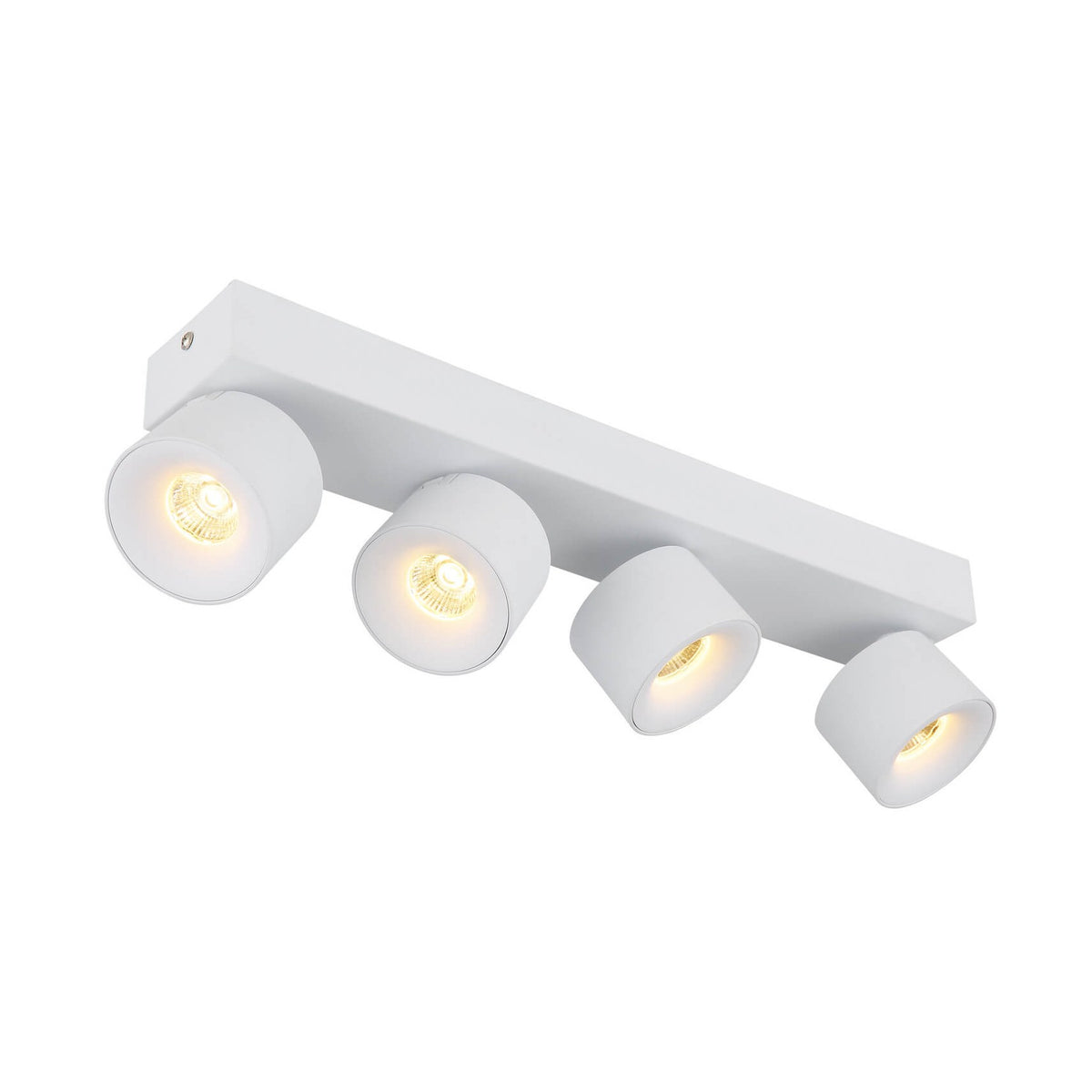 Spot Rae blanc mat, L 45,5 cm