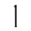 Borne extérieure Ibamba noire, H 60 cm
