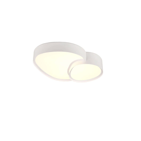 Plafonnier Rise blanc mat, L 43,5 cm
