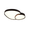Plafonnier Rise noir mat, L 77 cm